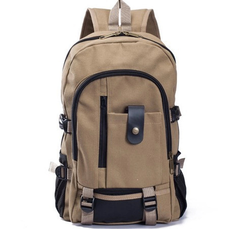 Hot Trendy Men’s Backpack Casual Travel Canvas Backpack Student Schoolbag