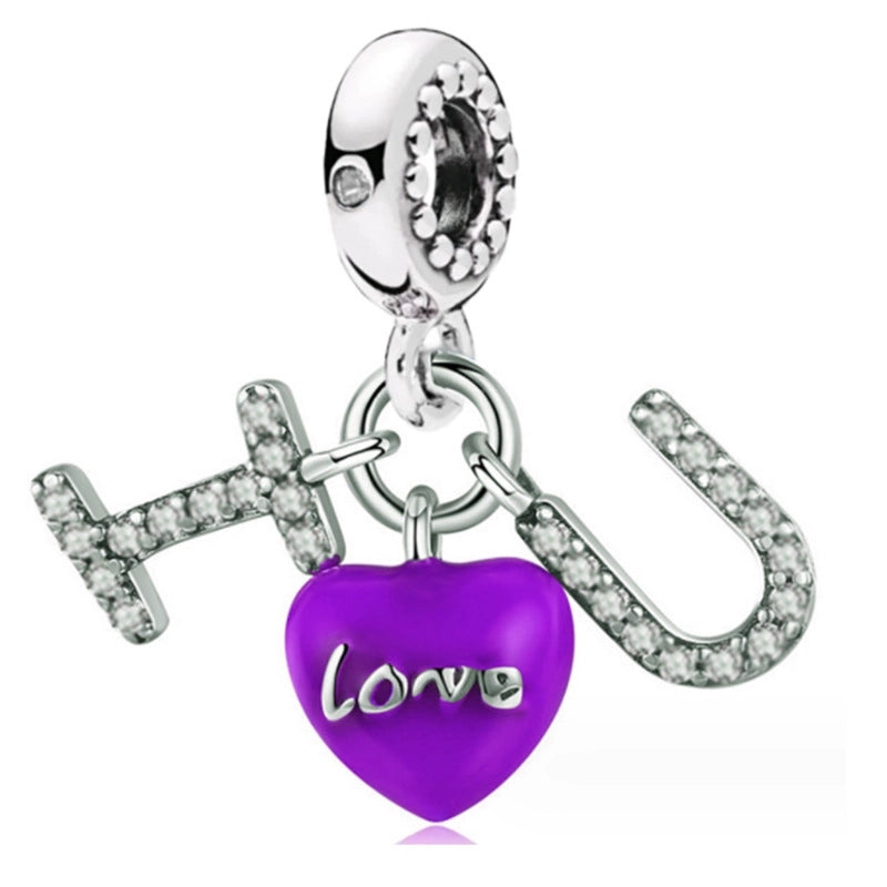 20 Pieces Zinc Alloy Starfish Paw Print Heart Shape Pendant Jewelry Accessories