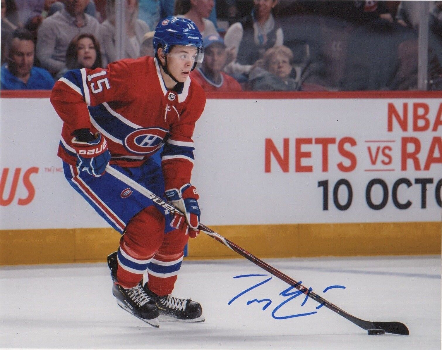 Montreal Canadiens Jesperi Kotkaniemi Signed Autographed 8x10 NHL Photo Poster painting COA #20