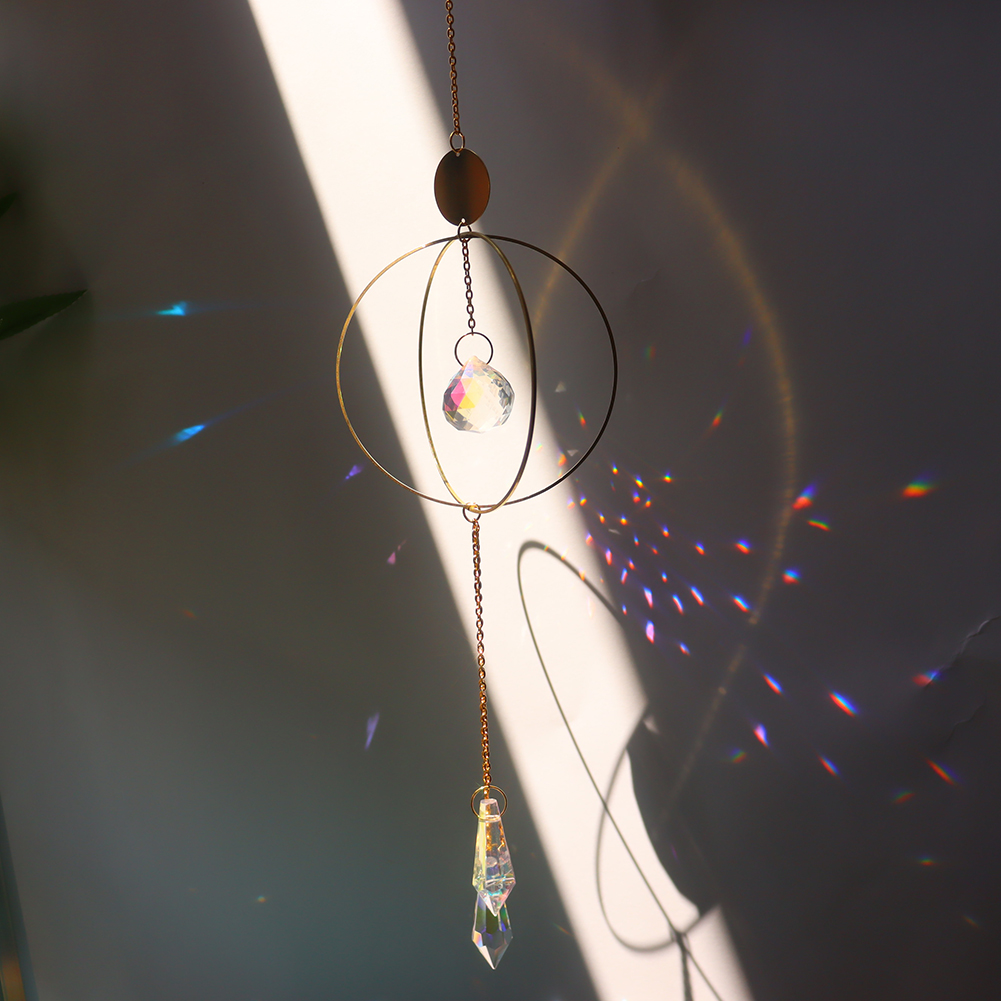 

Iron Ring Ball - Art Crystal Suncatcher, 501 Original