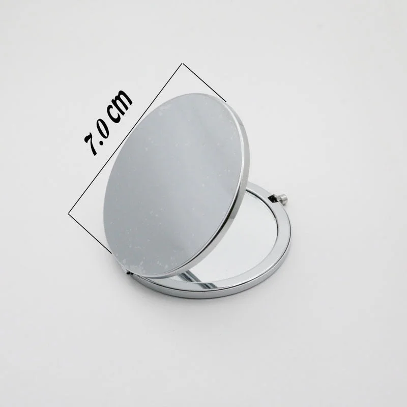 Christmas Gift Personalized Makeup Mirror Bridesmaid Wedding Gift Custom Compact Pocket Folding Mirror Bachelorette Bridal Shower Party Favors