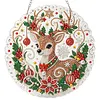 Christmas DIY Diamond Painting Acrylic Special Shape Pendant Hanging Kit