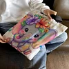 (US Only)11CT Elephant Cross Stitch Canvas Tote Bag DIY Sewing Bag Gift for Friend40x40cm