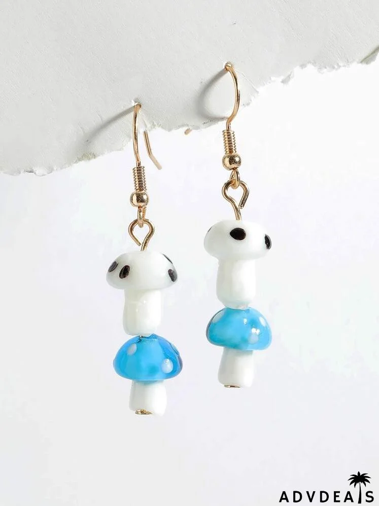 Mushroom Charm Earrings