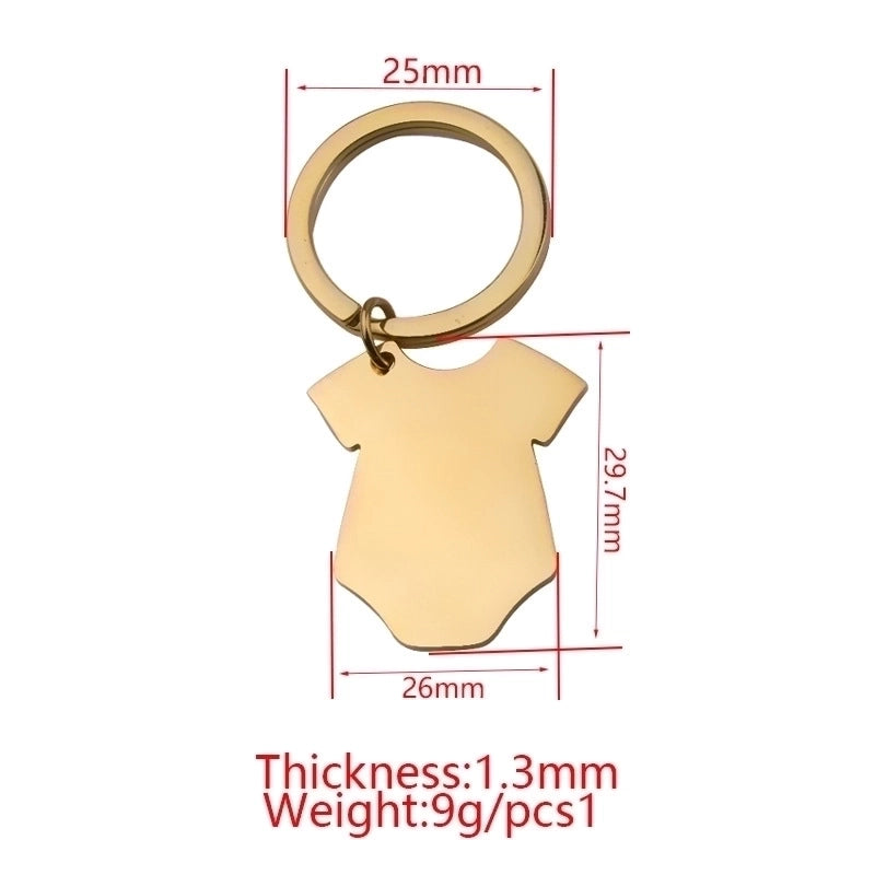 Minimalist Solid Color Stainless Steel None Unisex Bag Pendant Keychain