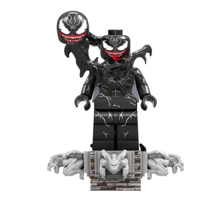 Venom Custom Marvel Superhero Minifigure Minifigure Bricks monstertoys