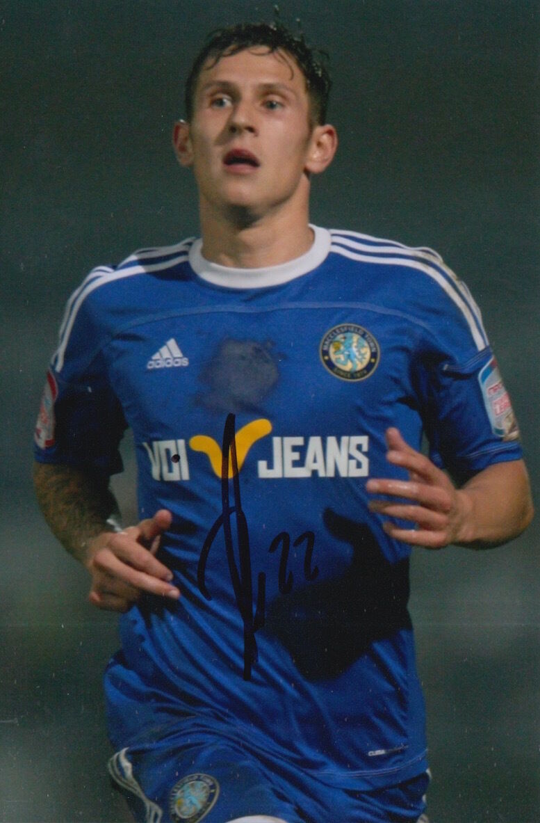 MACCLESFIELD TOWN HAND SIGNED BEN TOMLINSON 6X4 Photo Poster painting 1.