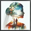 Romantic Wedding-11CT Stamped Cross Stitch 40*40cm tapestrymarket