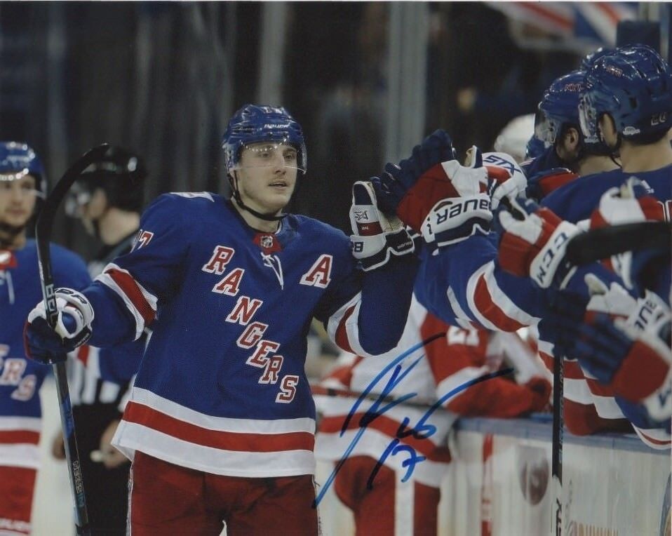 New York Rangers Jesper Fast Autographed Signed 8x10 NHL Photo Poster painting COA #2