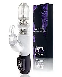 pornhint Pornhint Power Bunny Rotating Waterproof Rabbit Vibrator 10 Inch - Hott Love Extreme
