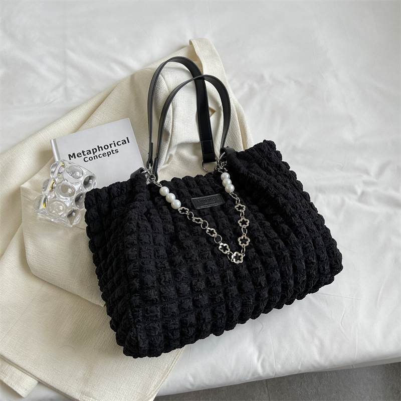 Mature Women's Casual Tote Large Capacity Shoulder Bag