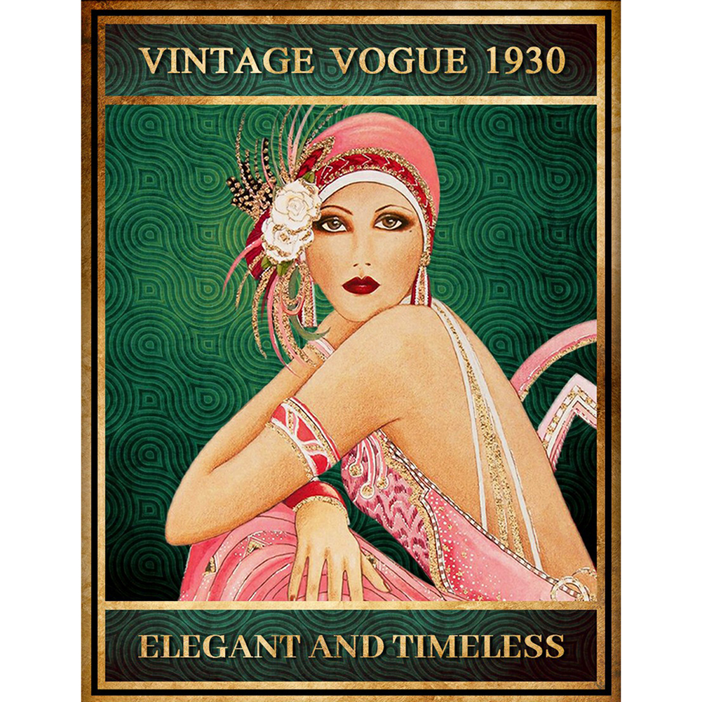 

Elegant Lady - Round Drill Diamond Painting - 40*50CM, 501 Original