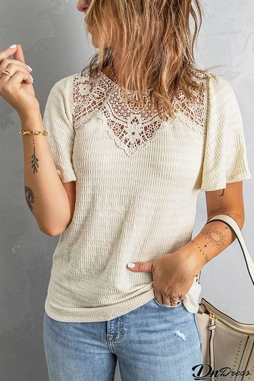 Add A Little Charm Lace Blouse