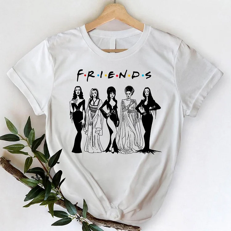 Halloween Friends Squad Goals T-Shirt-06976