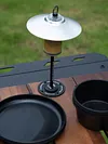 Camping Light Holder Aluminum Alloy Portable Desktop Lamp Stand for Camping