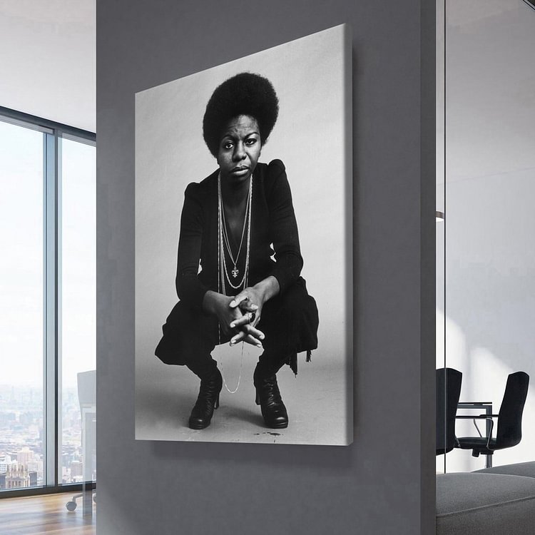 Nina Simone Canvas Wall Art MusicWallArt