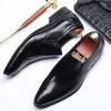 Mens Slip On Loafers Shoes Wedding