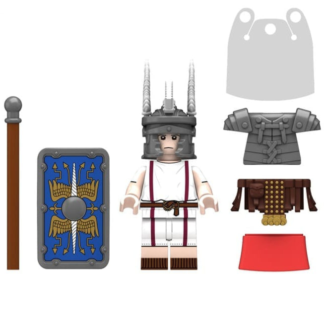 Tesserarius Custom Roman Soldier Minifigure Minifigure Bricks monstertoys
