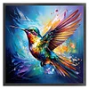 Colorful Hummingbird-11CT Stamped Cross Stitch 40*40cm/15.75*15.75in