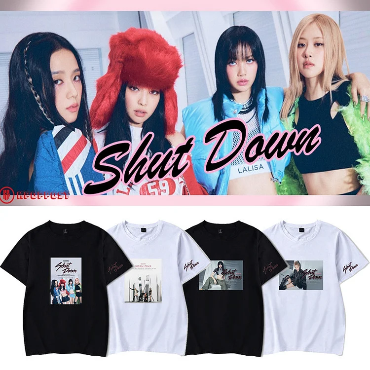 BLACKPINK Shut Down Photo T-shirt