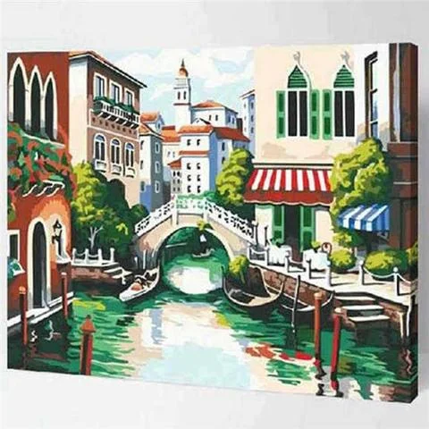 DIY Paint by Numbers Kit for Adults - Venice、bestdiys、sdecorshop