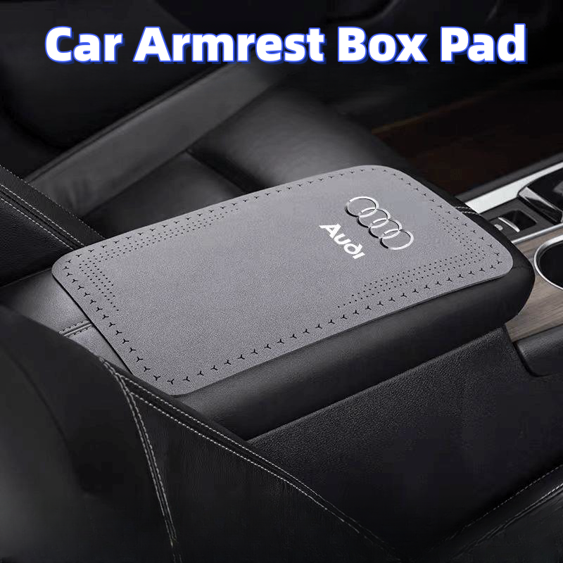 Car Premium Leather Armrest Box Mat