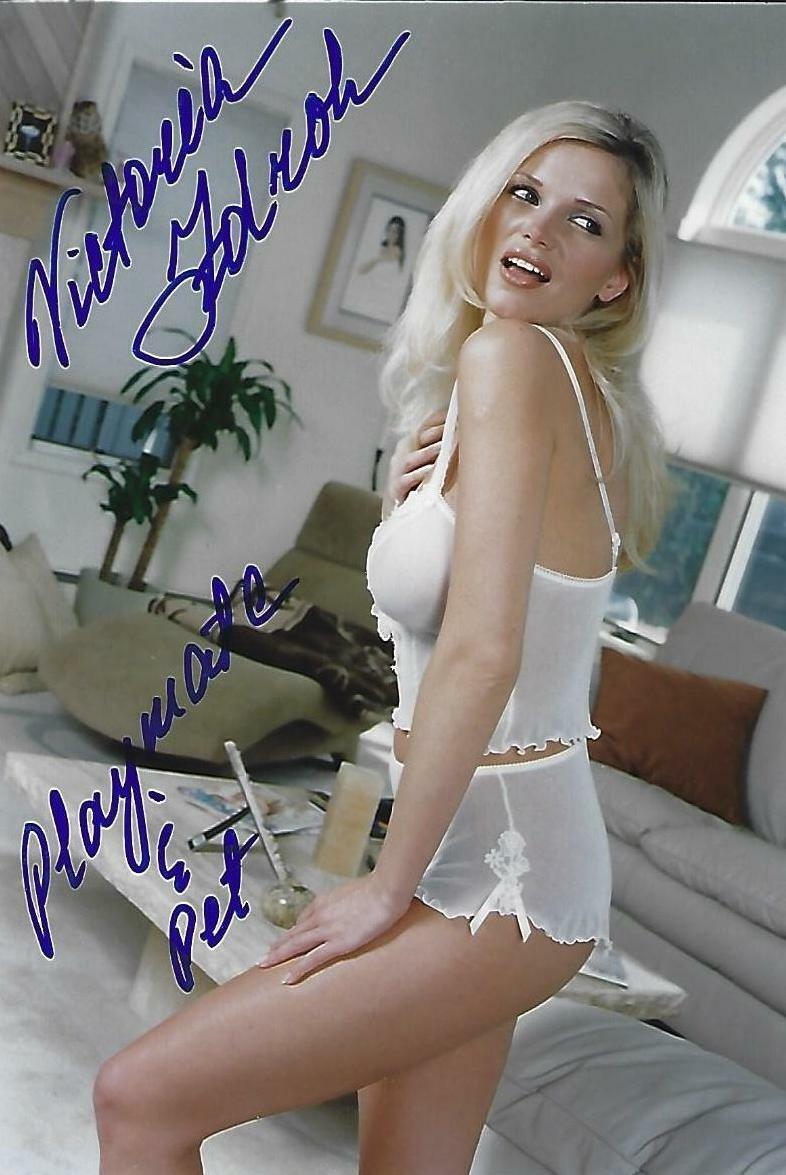 Victoria Zdrok Signed 4x6 Photo Poster painting BAS COA Playboy Playmate & Pet Picture Autograph