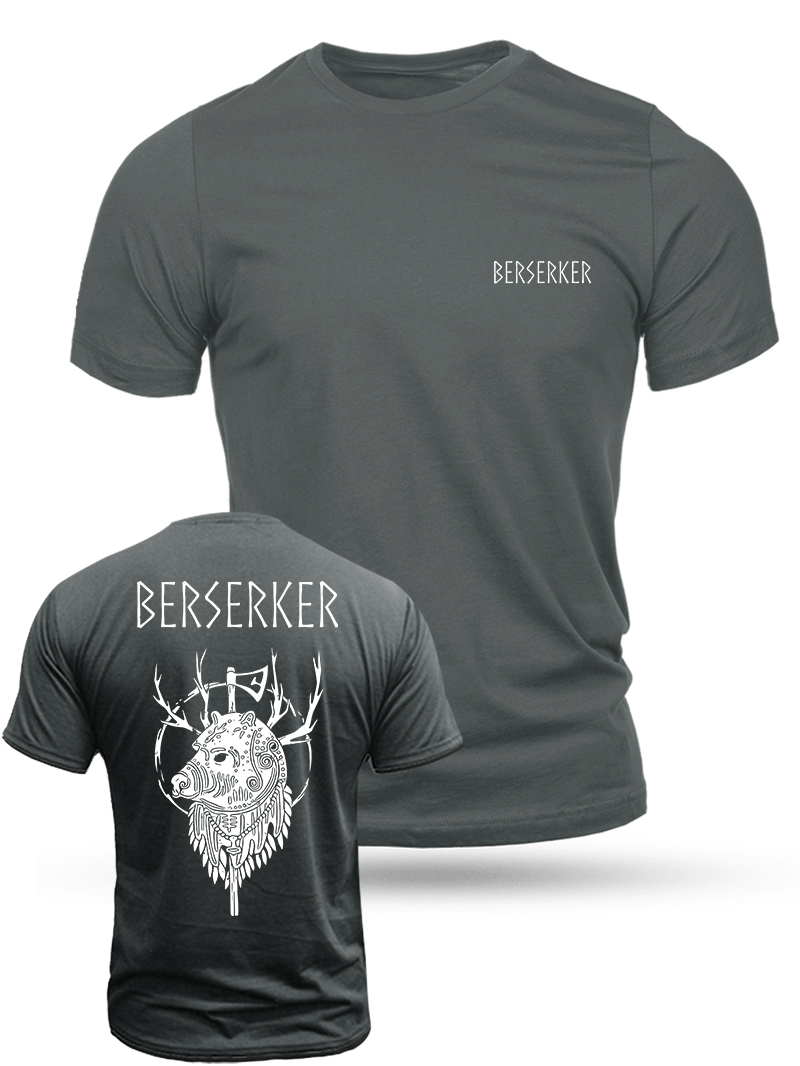 Men's Berserker Print Casual Short Sleeve T-shirt
