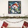 Diamond Painting -DIY Round Drill Christmas Polar Bear(40x40cm)