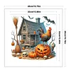 Pumpkin Rooster Cottage-11CT Stamped Cross Stitch 40*40cm/15.75*15.75in tapestrymarket