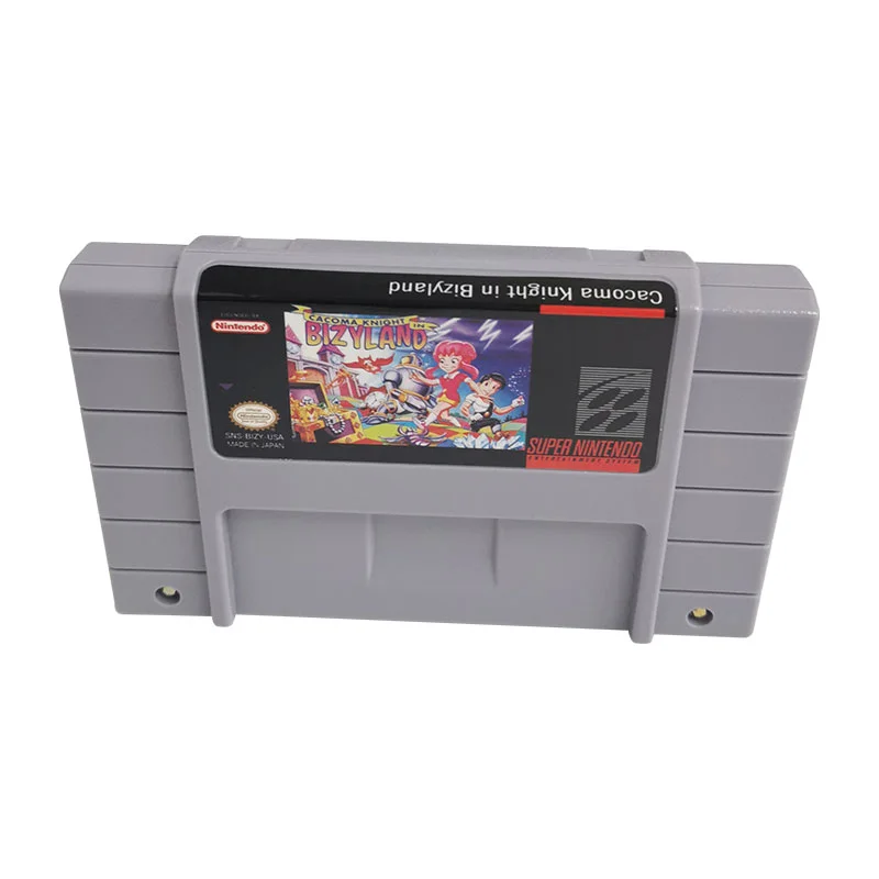 Cacoma Knight in Bizyland SNES For Super Nintendo Entertainment System - 16 Bit US Version Game Cartridge