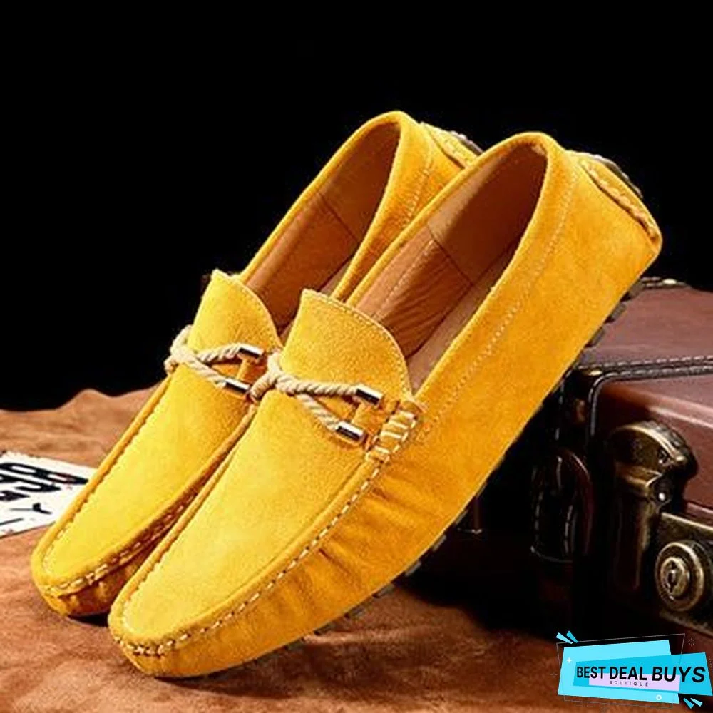 Summer Genuine Leather Men Shoes Casual Driving Shoes Moccasin Soft Breathable