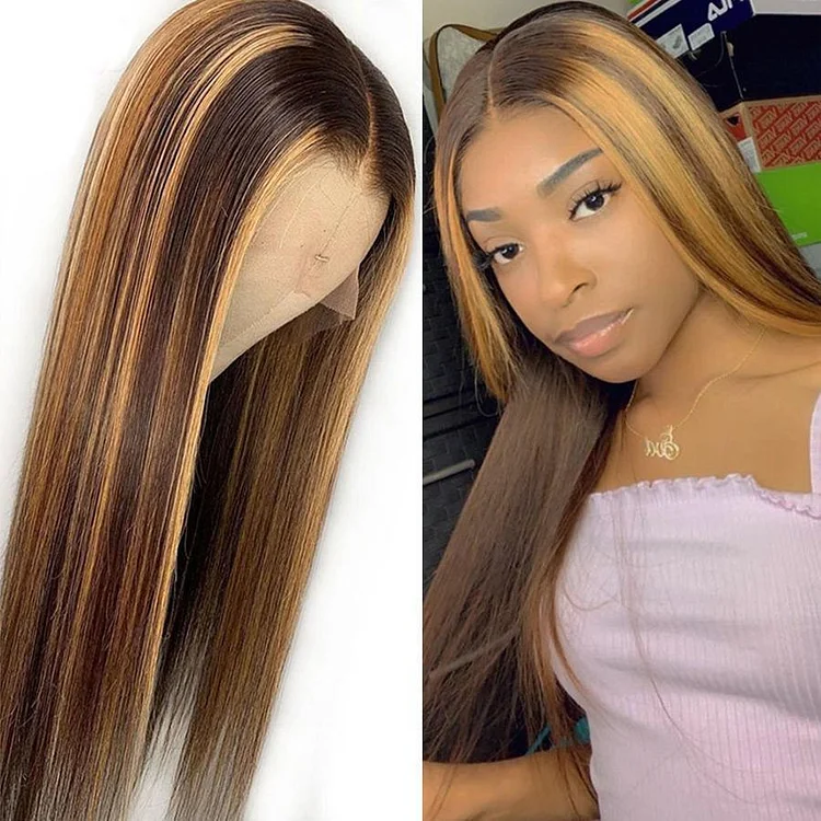Brazilian Remy Straight hair 360 Lace  Human Hair Wigs Lady Wig