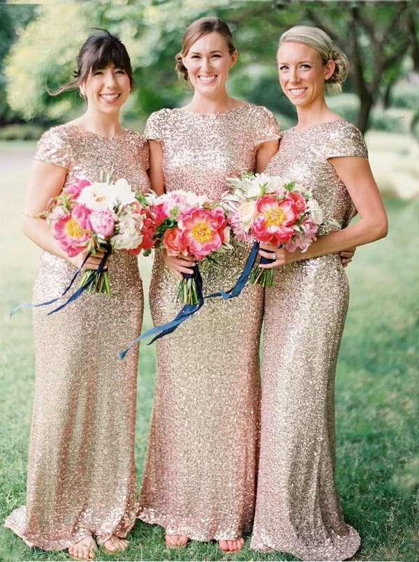 cowl back sequin bridesmaid dress long with sleeves,sparkly sequin bridesmaid dresses,long sequin dresses