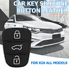 3 Buttons Rubber Pad for Flip Remote Car Key Shell (w/ Letter)