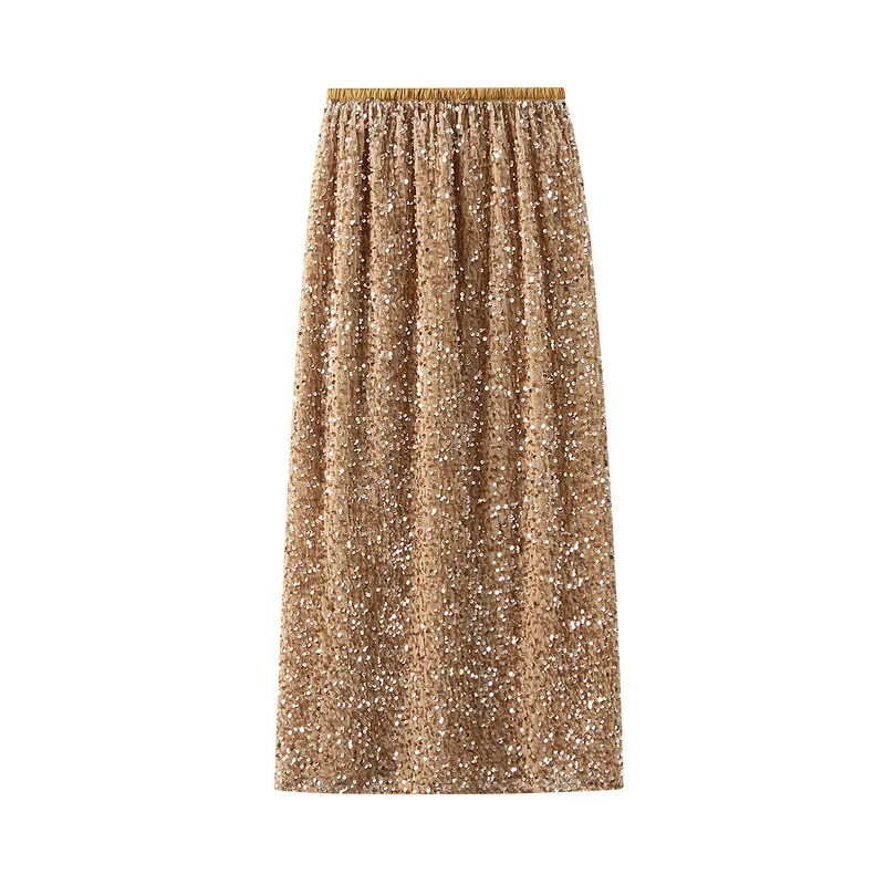 Nigikala Nigikala Industry Lianglid Half-Dress Woman Autumn 2025 New After Open Fork Straight Dress Bagbice Tight Dress D8035