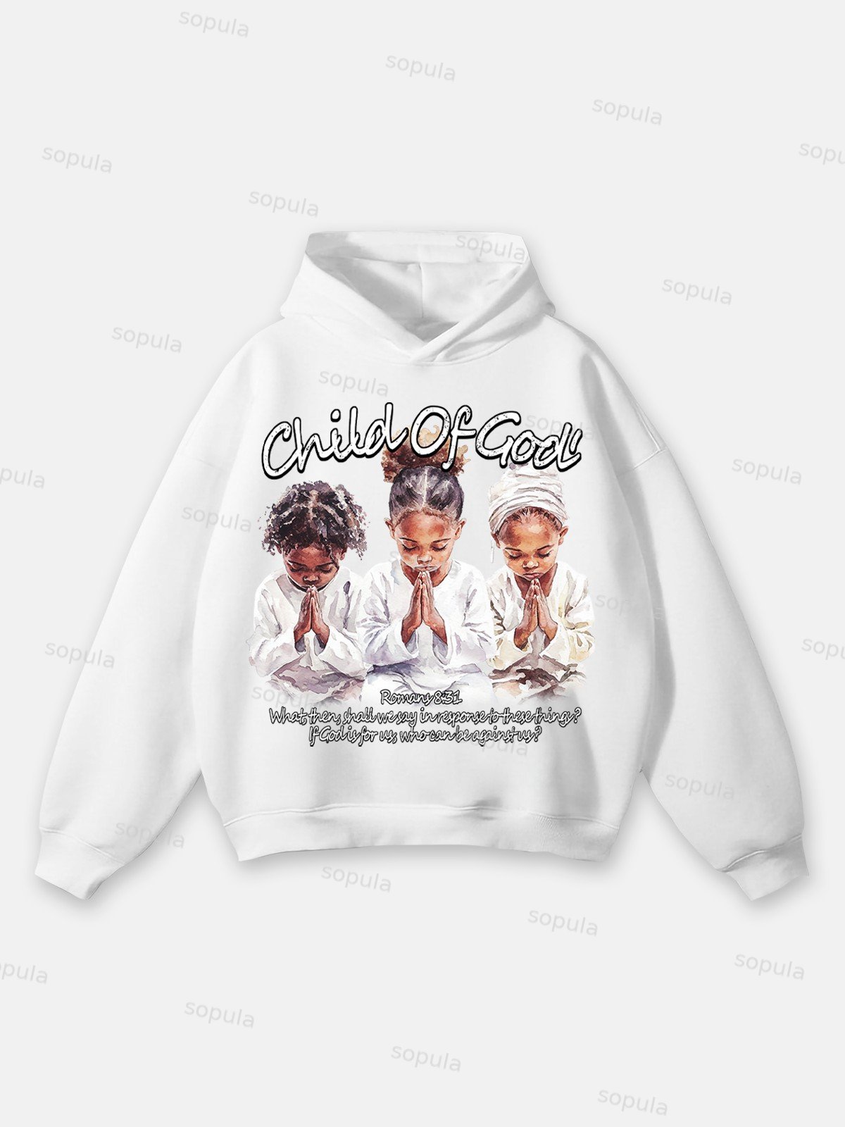 Sopula Child of God & First Sunday Graphic Hoodie - SOPULA