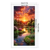 (Big Size) Luoxia Landscape - 11CT Stamped Cross Stitch 40*70cm/15.75*27.56in