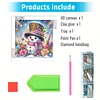 Schneemann 5d DIY Diamond Art Malerei Sets spezielle Form Teilbohrer Kunst 30x30cm