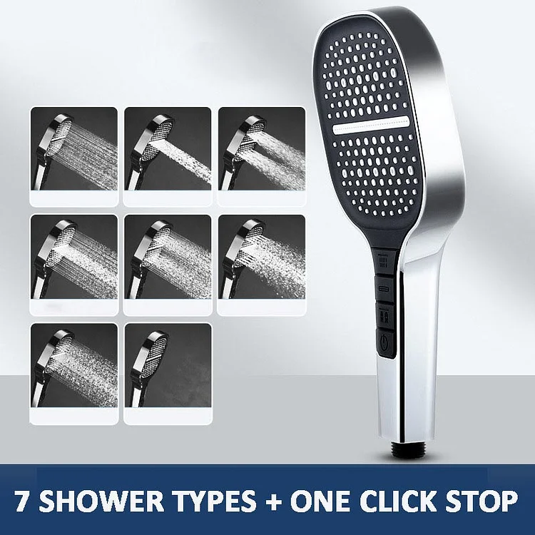 Pousbo® Large Panel Square 8-speed Booster Shower Head（50%OFF）