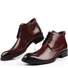 Classic men leather ankle boots
