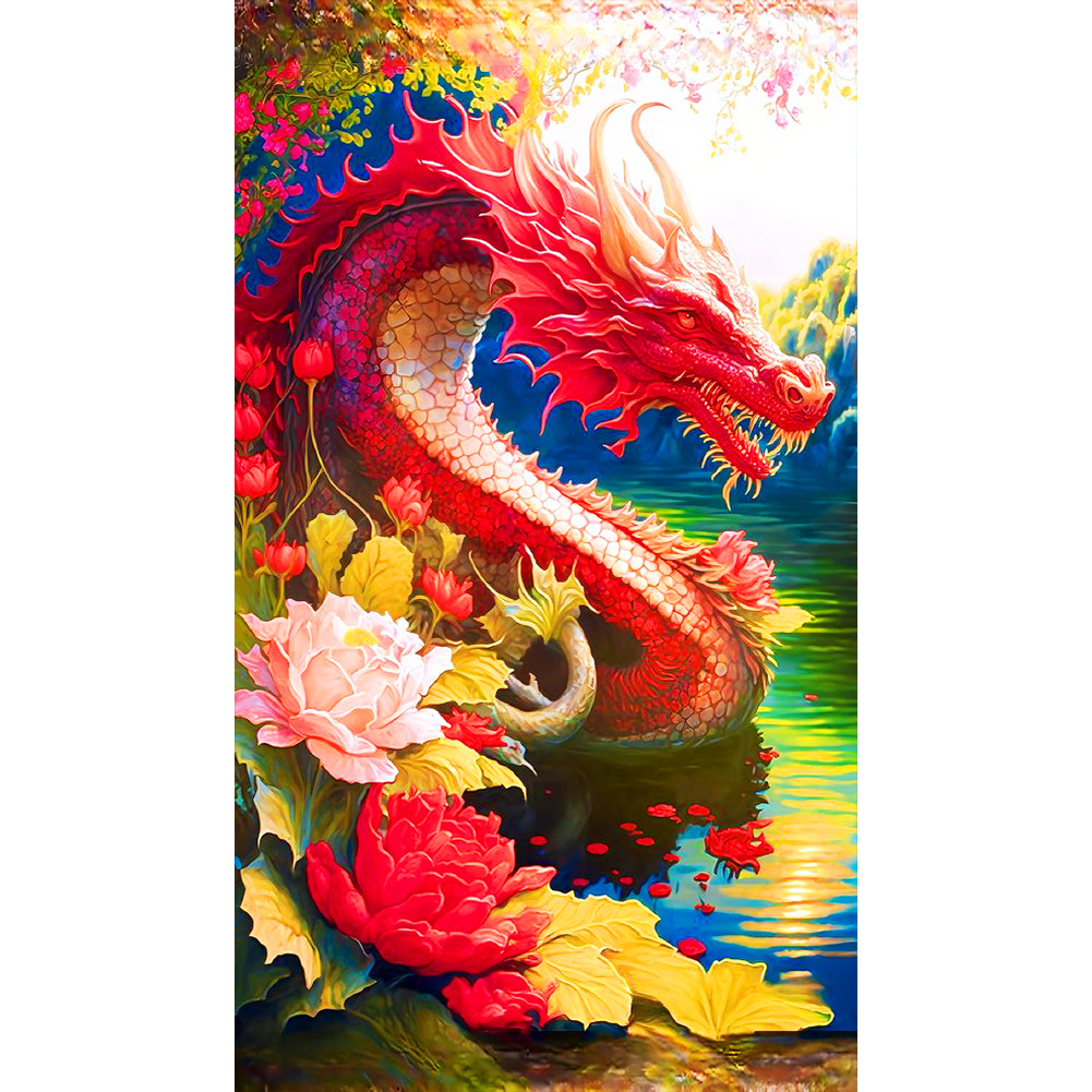 Dragon - Full Round - Diamond Painting (40*55cm)
