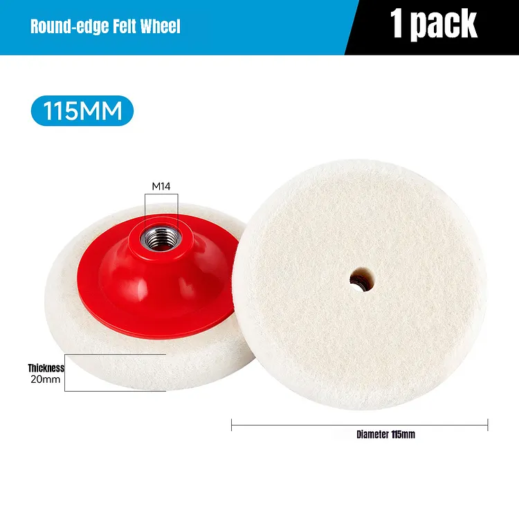 Round-edge Felt Wheel