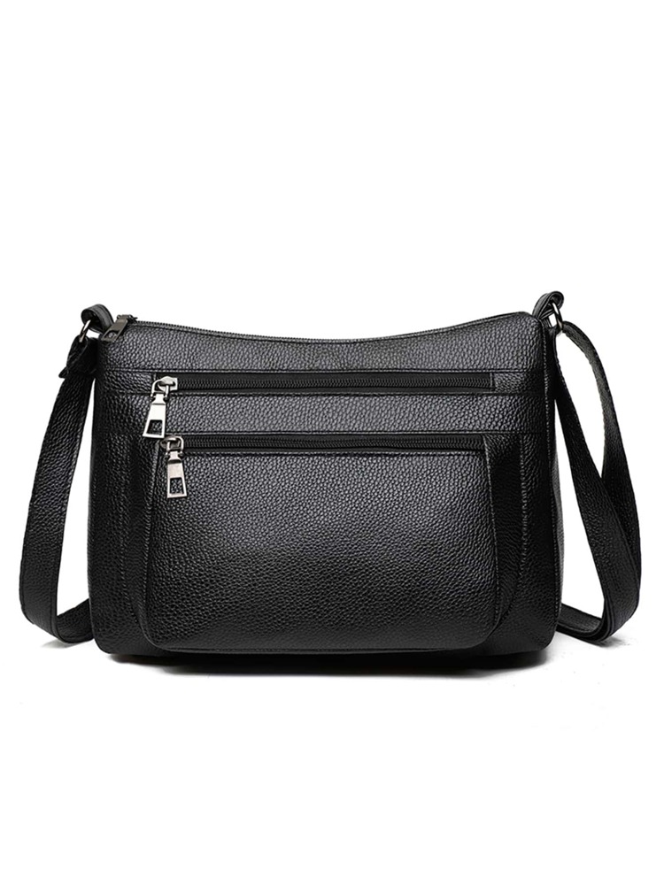 Pebble Embossed Square Bag
