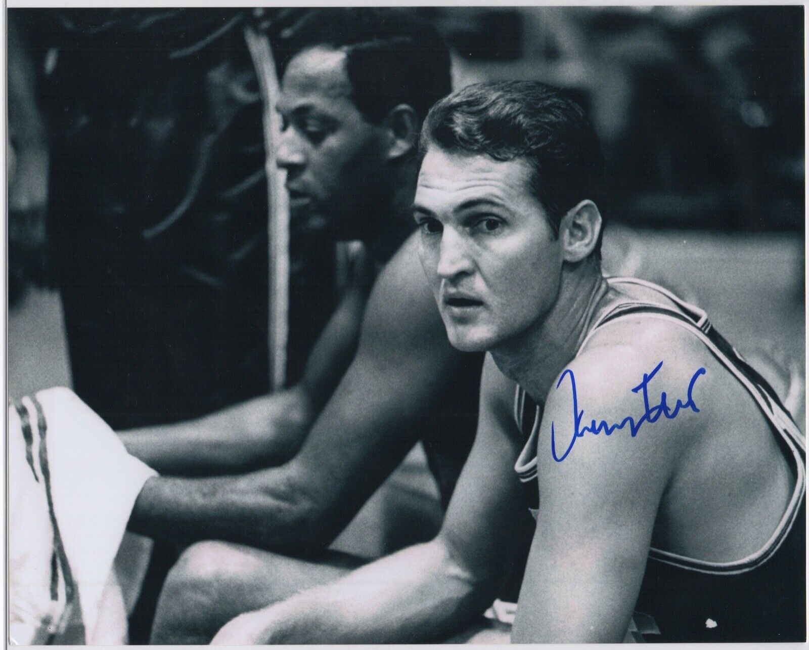 JERRY WEST signed 8x10 Photo Poster painting AUTOGRAPH auto LA LAKERS NBA HOF JSA The Logo