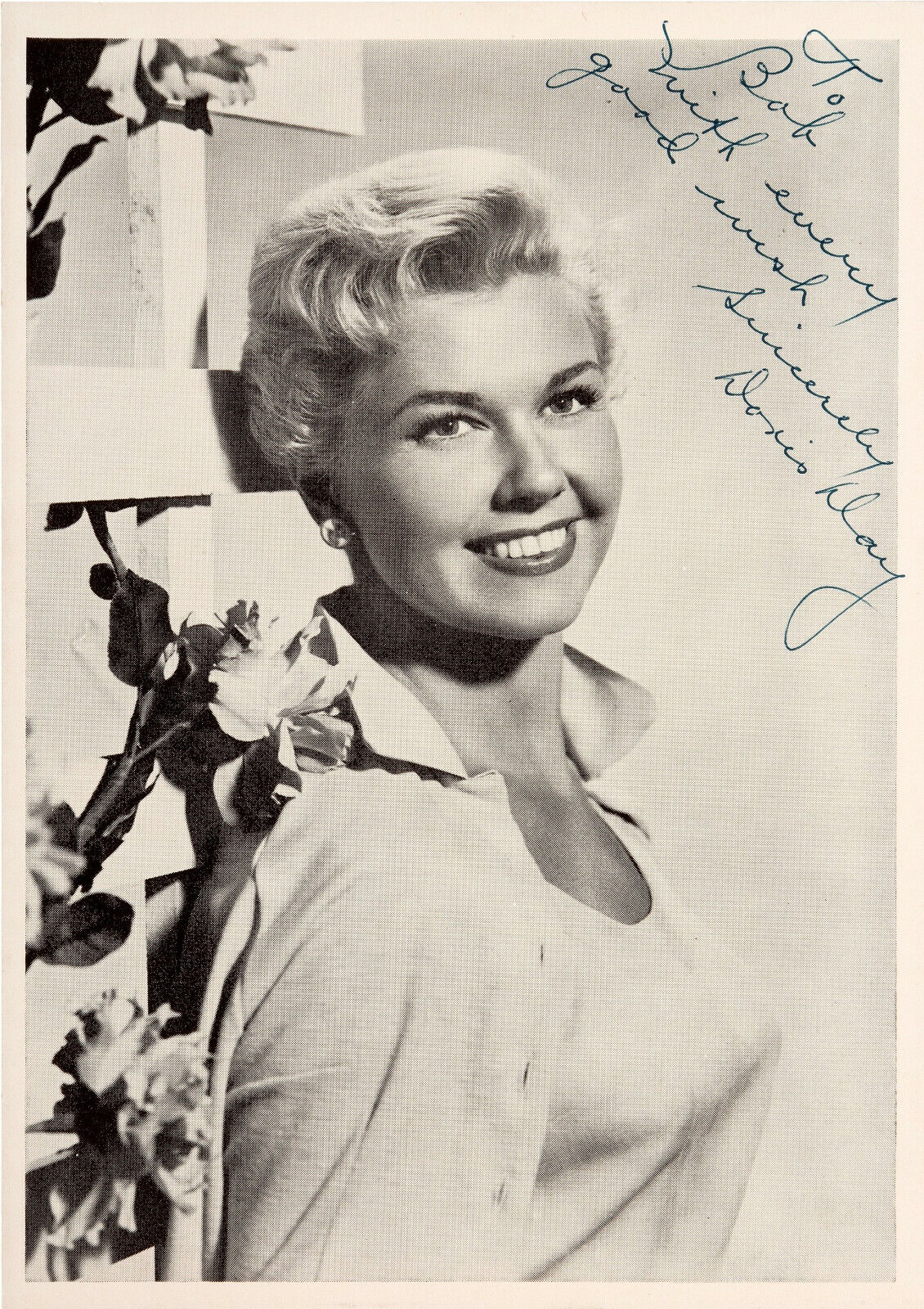 DORIS DAY Signed Photo Poster paintinggraph - Film & TV Actress & Singer - Preprint