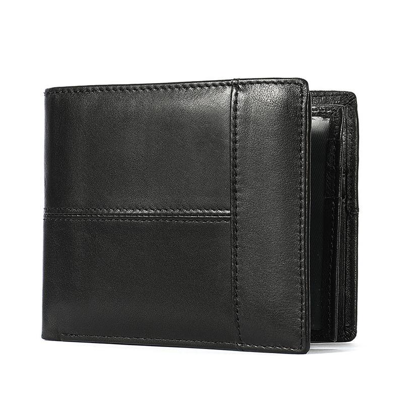 Vintage RFID Blocking Durable Leather Security Wallets