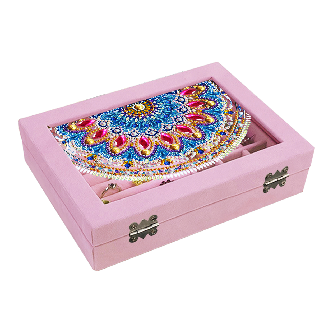 

Mandala - 5D DIY Craft Transparent Acrylic Jewelry Box, 501 Original