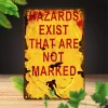 Hazards Warning - Vintage Metal Signs(12*16Inch) - Warning