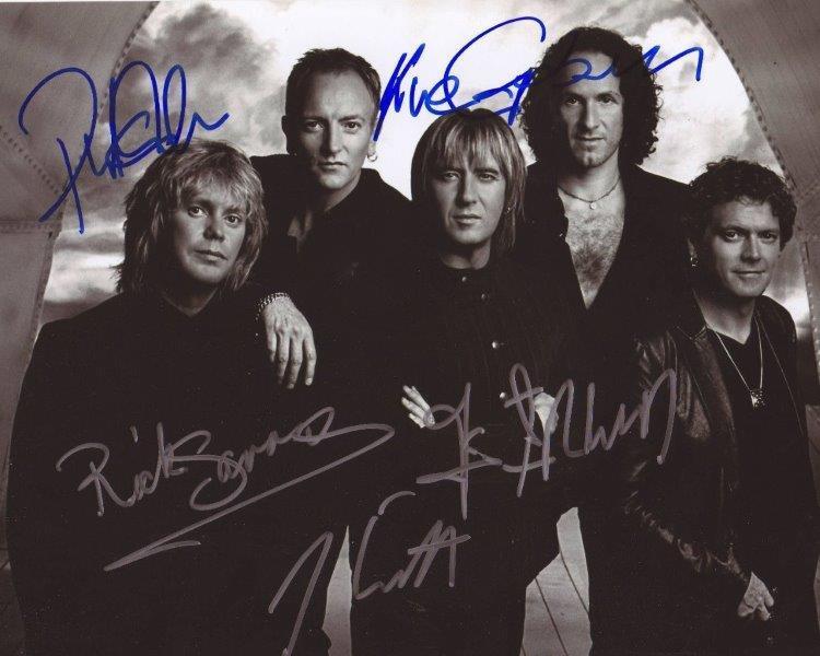 REPRINT - DEF LEPPARD Autographed Signed 8 x 10 Photo Poster painting Poster RP